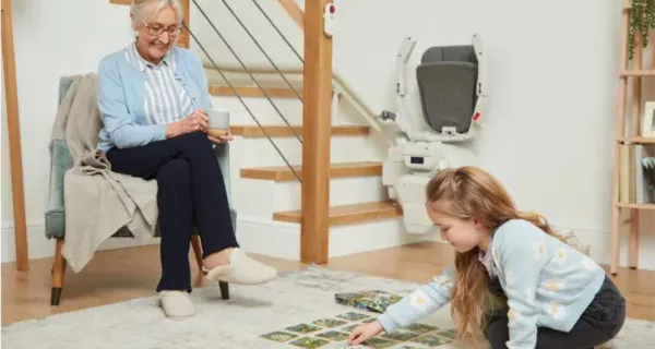 Platinum Ergo Ultimate stairlift available to rent