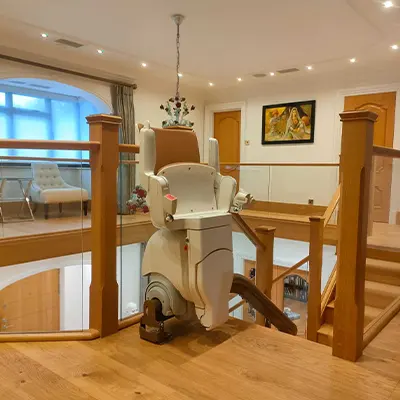 stairlifts in bedfordshire 2 a curved stairlift we installed in bedford