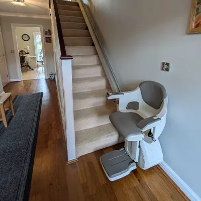 stairlifts in northamptonshire 2 a recent install in kirby