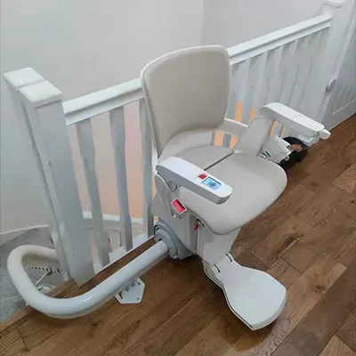stairlifts in bedfordshire 3 a curved stairlift we installed in dunstable